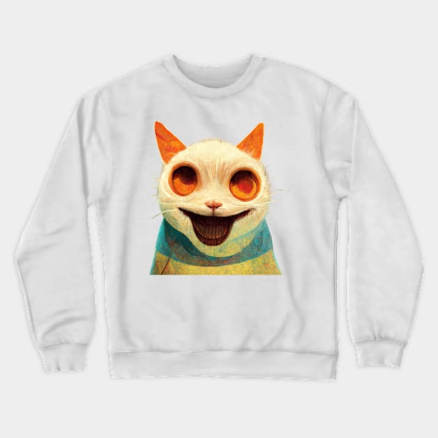 Polite Kitty Crewneck Sweatshirt by rogergren